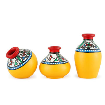 Bottle Lamp Hand Painted Glow  Wecomart - Buy Authentic Indian Handicrafts  Online